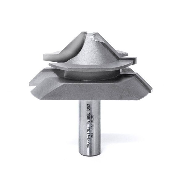 Amana Tool - 55390 Carbide Tipped Lock Miter 45 Deg x 2-11/16 Dia x 1-3/16 x 1/2 - Picture 1 of 6